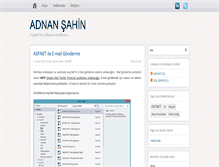 Tablet Screenshot of adnansahin.net